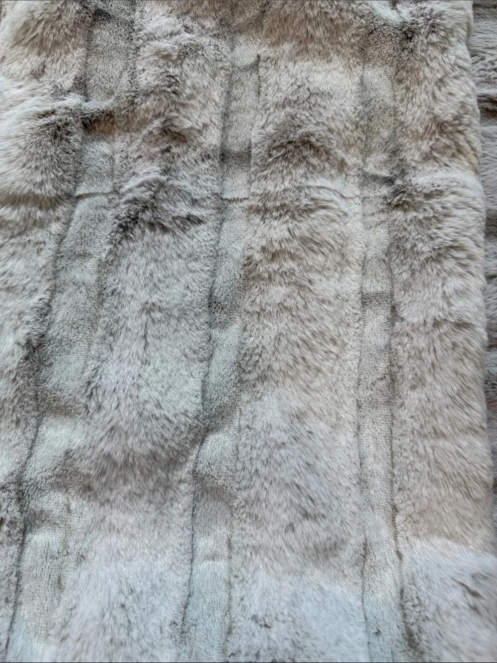 UGG Gray Faux Fur Pillow Shams